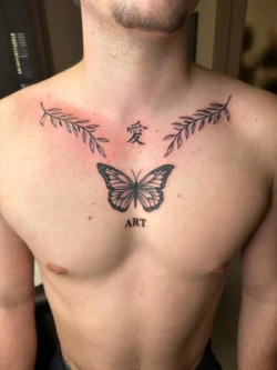 Tatouage Flash papillon torce